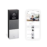 Netatmo Smarte Videotürklingel, Installation mit vorhandenem Gong, HD Kamera, Videotürklingel, Bewegungsmelder, Nachtsicht, wasserdicht, MicroSD-Karte, NDB-DE