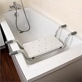Wannensitz - Duschstuhl - Badewannenstuhl - Duschhocker mit Rückenlehne - Badsitze mit Modellauswahl (73-83 * 22 * 18cm)